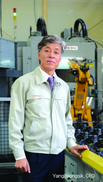 ceo 인사말 한맥기연(주) 양정식 대표